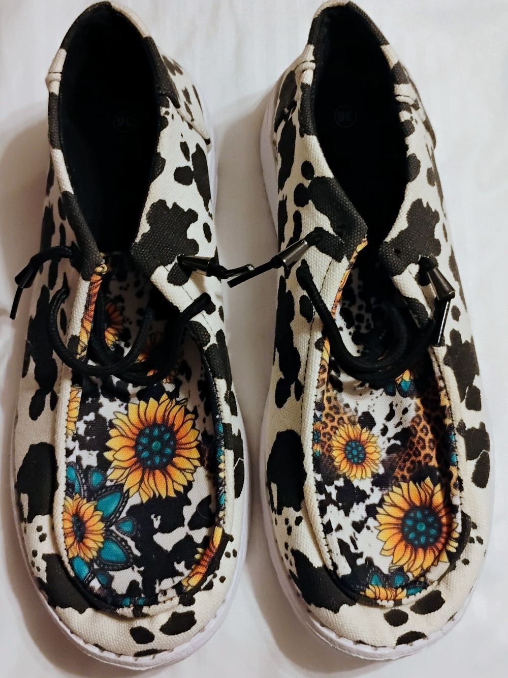 NEW Sunflower 🌻 and Animal Print Shoes